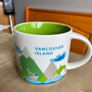 You Are Here Starbucks mug-Vancouver Island